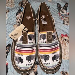 Ariat Women's Buffalo Print Moccasins - Multicolor